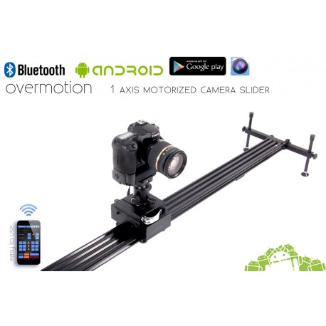 1 AXIS Stepper Motorized Camera Slider, Bluetooth Android